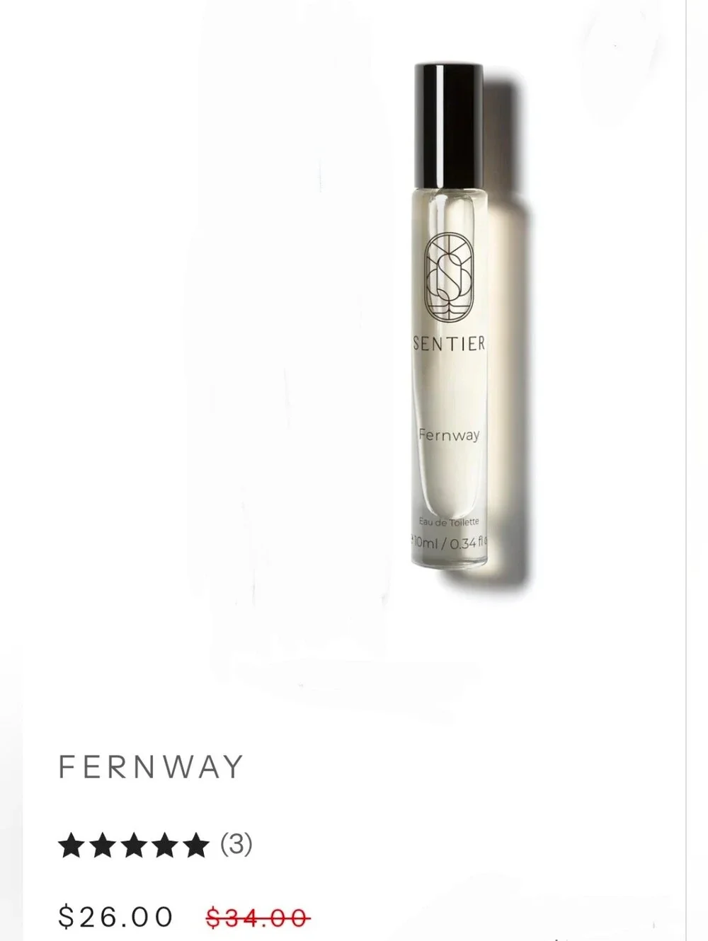Sentier Fernway Eau De Toilette 10ml BNIB
